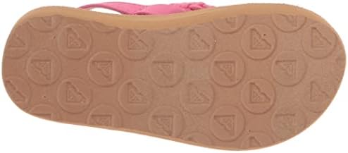 Roxy Girls Toddler Porto Sandals Flip-Flop, Hot Pink 231, 6 | Image 3
