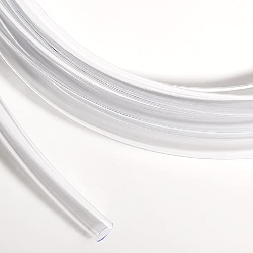 Ququyi Pvc Vinyl Tubing Lightweight Grade Plastic Tube, 1/8"Id X 3/16"Od Low Pressure Clear Vinyl Tube Hose Bpa Free, 3.28Ft #TOP2