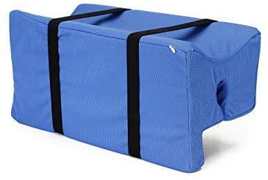 METRON- Wheelchair Armrest Pads Arm Through for Wheelchair Arm Pads Lateral Support Armrest Wheel Chair Parts Cushion Contoured Arm Support Elevator Rest Tray | Color Blue | Pack of 1 pc.