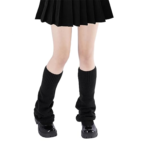 Image of Komorebi Leg Warmers Y2K Kawaii Leg Warmers for Girl Women Cute Knitted Socks Y2K Harajuku Goth Accessories