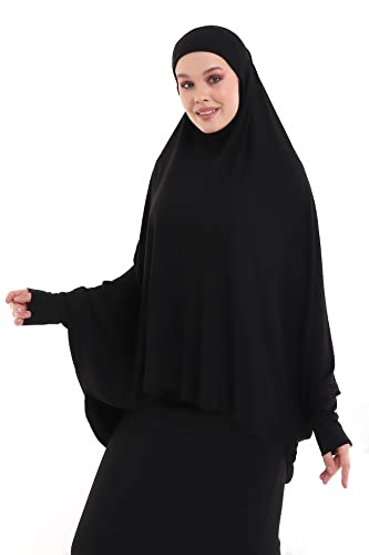 ihvan online, Women Muslim Hijab Cover, Islamic Khimar, Long Salah Clothes. Prayer Hijab for Women2