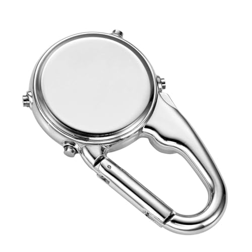 Multi-Function Digital Carabiner Watch Backpack Fob Watch, for Men and Women with Alarm Clock Date Week Nurses Doctors Chefs Climbers Home Office Outdoor Use