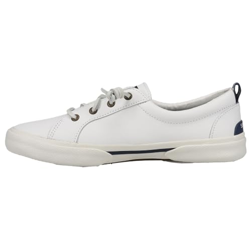 Sperry Womens Pier Wave LTT Lace Up Sneakers Shoes Casual - White - Size 9 W3