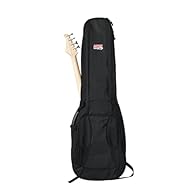 GFLEX Padding on all sides Patent Pending Pick-Clip to hold "emergency" pick Padded backpack style straps Contour back padding for comfort Large Exterior pocket
