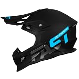 CAPACETE OFF ROAD PRO TORK FAST 788 SOLID PRETO - AZUL TAM. 56