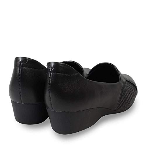 Sapato Modare Anabela De Uniforme Feminino 7014. Preto