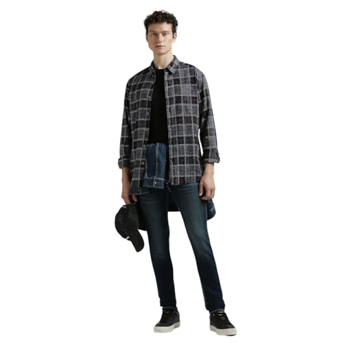 Image of Pepe Jeans Men's Regular Fit Full Sleeve Checkered Cotton Casual Shirt | Check Shirt for Man | Smart & Stylish | Multiple Styles | Mens Casual Shirts