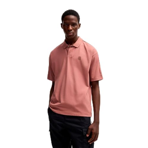 HUGO Men's F1 Rb Logo Taping Polo Shirt