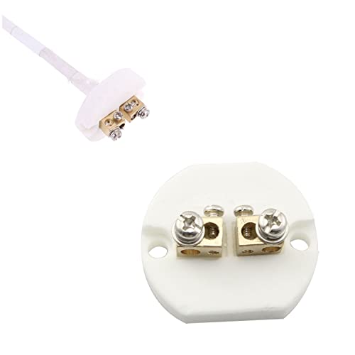 Pzrt High Temperature K-Type Thermocouple Sensor Thermocouple Terminal Block Ceramics Terminal Block High Temp Porcelain Ceramic Connectors #TOP4