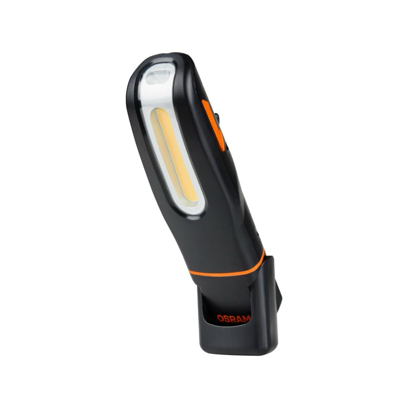 OSRAM LEDinspect MINI250, lampe d'inspection LED, 6000 K, lampe de travail LED rechargeable, magnétique, avec crochet