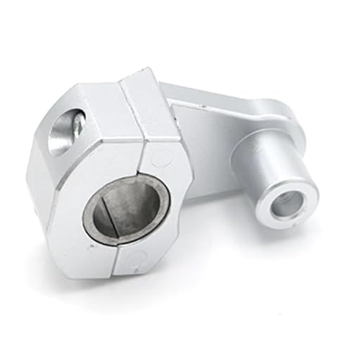 Colliers de serrage guidon de moto d'enduro silver 1pcs