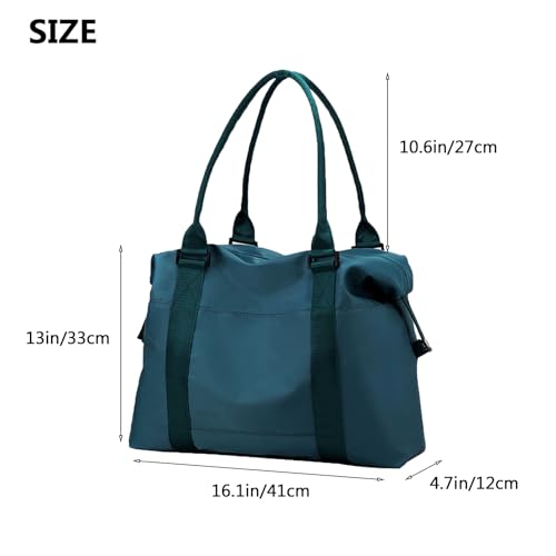 forestfish Duffle Tote Bag Weekender Bags for Women Travel with Trolley Sleeve2