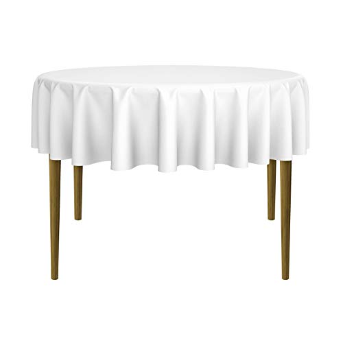 Lann's Linens - 70" Round Premium Tablecloth for Wedding/Banquet/Restaurant - Polyester Fabric Table