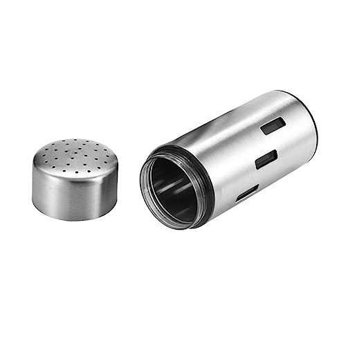 Unomor Seasoning Box Condiment Pots Pepper Jar Stainless Steel Spice Bottle Pepper Grind Bottle
