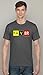 Pilot Expressions Men's AV8R Taxiway Sign T-Shirt (Large) Dark Heather Grey