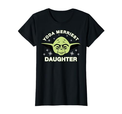 T-shirt Yoda de Noël pour fille tenue réveillon repas famille