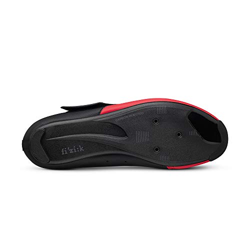 Image of Fizik Transiro R4 Powerstrap Black /Red 36