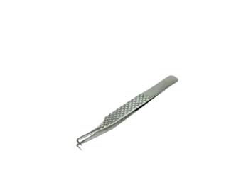 Pince extension de cils coins internes volume russe en acier inoxydable