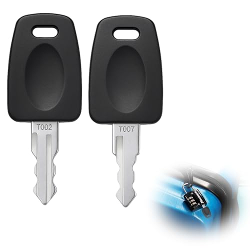 2 llaves TSA 002/TSA 007, llaves universales para cerradura de maleta TSA, llaves de repuesto para viajes aéreos, llaves TSA para equipaje, maleta y seguridad de viaje