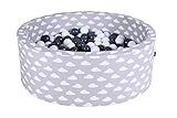 KNORRTOYS.COM 68167 Pit Soft, Grey White Clouds 300 Balls Grey/Cream
