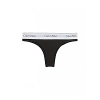 Calvin Klein Donna Slip Brasiliana Cotone Elasticizzato, Nero (Black)