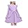 Arshiner Mädchen Kleider Rüschen Ärmel Freizeitkleid Fliege Rippstrick A-Linie Langarmkleid Festliche Herbst Winter Kleid für Kinder 6-7 Jahre Lila