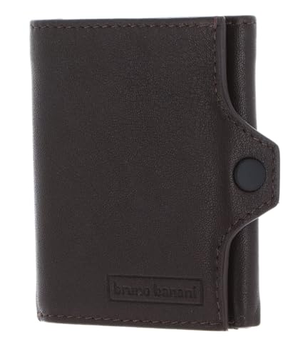 bruno banani Leder Geldbörse Wallet Brown Dunkelbraun