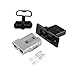 keisnoaja 4 Pcs 50A Anderson Connector Kit with Mounting Panel, 6-8 AWG Battery Quick Connect Jumper Cables kit for Trailer, Car, Winch, RV, Solar Power