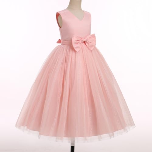 Flower Girl Dress for Wedding Floral Lace Sequin Puffy Tulle Birthday Dresses Kids Fairy Princess Prom Pageant Dress4