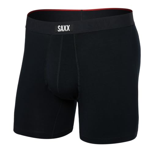 SAXX Underwear Co. Men's Underwear with Pouch Vibe Xtra Boxer Brief Fly