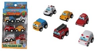 新品未開封　丸越J's car トヨタMy car 3 プルバックカー3点セット 新品未開封 丸越J's car トヨタMy car 3 プルバックカー3点