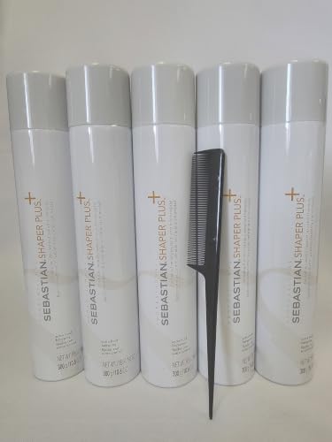 Shaper Plus Hairspray Extra Hold 10.6oz with Black Comb (5pack)