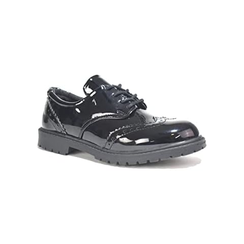 Girls Casual Black Shoes | Girls Formal Office Black Lace ups | Ladies Comfortable Outdoor Shoes | Girls Lace up Black Shoes UK Size Cover