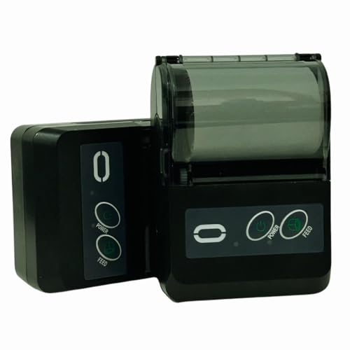 Mini Impressora Portatil Bluetooth Termica 58mm Android Ios Preto 127/220v