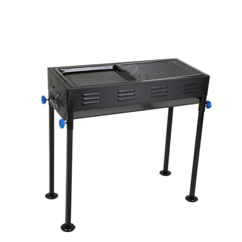 Barbecue charbon de bois portable avec support de cuisson extérieur - 2