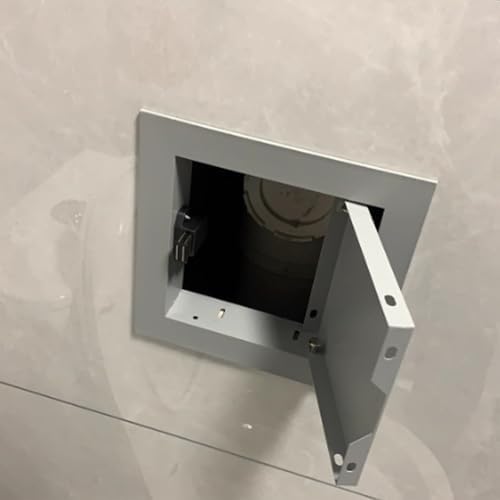 Customizable Small Wall Access Panel - Push-to-Open Inspection Hatch Cover Plate for Drywall/Ceiling, Heavy-Duty Maintenance Door (40x45cm/15.7x17.7)