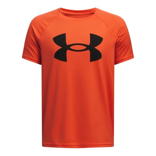Image of Under Armour Boys' Tech Hybrid Printed Fill Short-Sleeve T-Shirt
