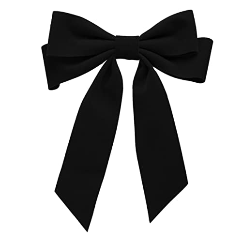 Velvet Hair Clips Bow Clips Large Satin Ribbon Bow Épingles À Cheveux Barrette De Cheveux Barrette Pour Les Cheveux De La Fête, Clips De Cheveux À Arche Cover