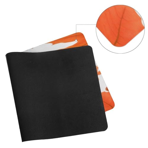 Pad Mouse Grande con Base Antideslizante de Hojas de Arce miniatura 7