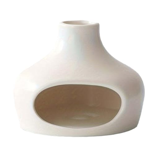 Quemador de incienso para chimenea, soporte de incienso de cerámica, recogedor de cenizas compacto, diseño de plato de madera de 4.9 x 3.8 pulgadas, ideal para meditación, relajación, decoración y