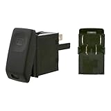 Anschlusszahl: 4, Farbe: schwarz, Material: Kunststoff, Schalterbeleuchtung: grün, Schalterbetätigungsart: Kippbetätigung, Gewicht: 0,02 kg