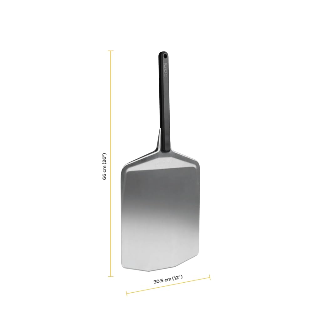 Ooni Pelle à Pizza 12” (30 cm) en Aluminium – Pelle Légère pour Enfourner et Retirer les Pizzas, Compatible avec les Fours à Pizza