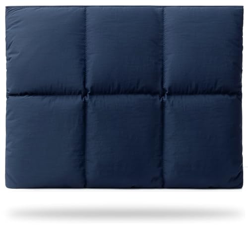 Image of ProElite Puffy Tablet sleeve Case upto 13.3 inch for Samsung Galaxy Tab S10 Fe+ /S9 FE+ /S7+ /S8 Plus /S9 Plus /S7 FE 12.4 inch, iPad Pro 12.9 inch, MacBook Air /Pro Retina, Microsoft Surface Pro 4 /5 /6 /7 /8 /9, Dark Blue