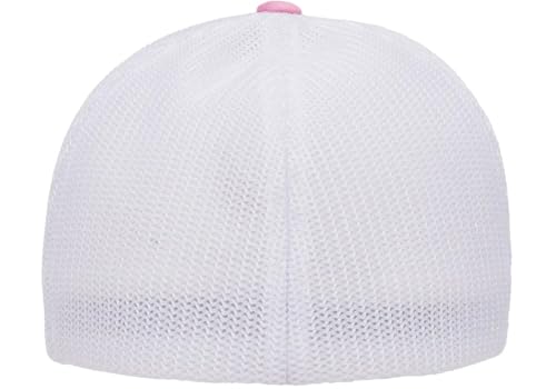 Image of Flexfit Unisex Mesh Fitted 2-Tone Trucker Hat, One Size
