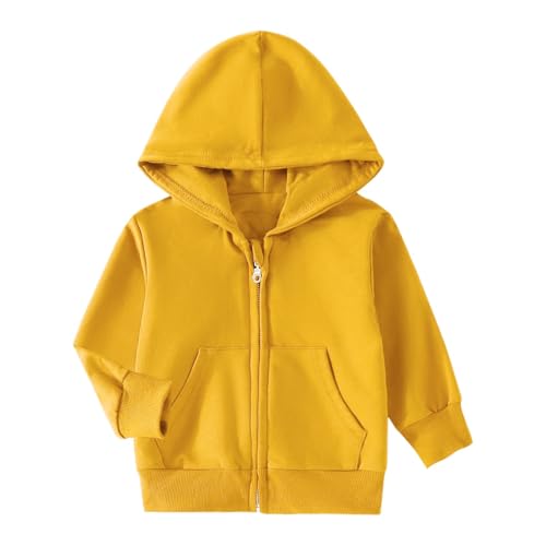 Baby Baby Toddler Little Girls Cotton Full Zip Lightweight Thin Jackets Coat Sweatshirts Long Sleeve Winter Outwear