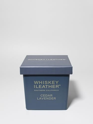 Whiskey & Leather Scented Candle - Cedar Lavender – Additional