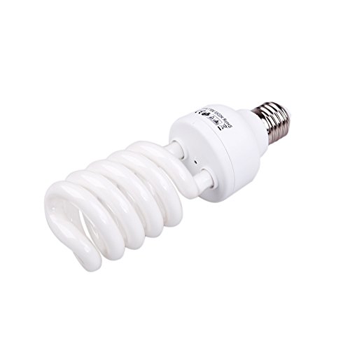 Mainstayae E27 110V 5500K 45W Photo Studio Bulb Vídeo Fotografia Luz Daylight Lâmpada