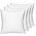 HIPPIH 20x20 Pillow Inserts Set of 4, Square Throw Pillow Insert for Sofa, Bed