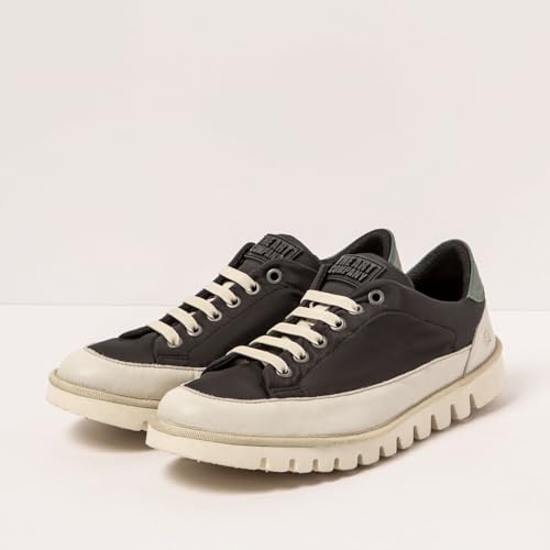 Art Unisex. 115961101003_001 1596 Ontario Sneakers In Pelle Nera (46), Nero, 3 A 5Cm, Stringhe, Casual - 2