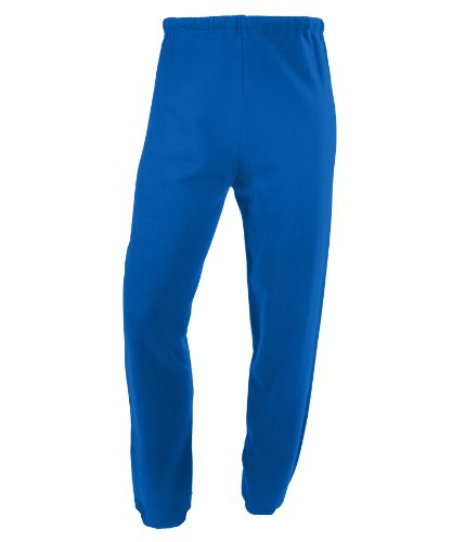 Dri-Power Closed Bottom Fleece Pant - Royal - Large #TOP23